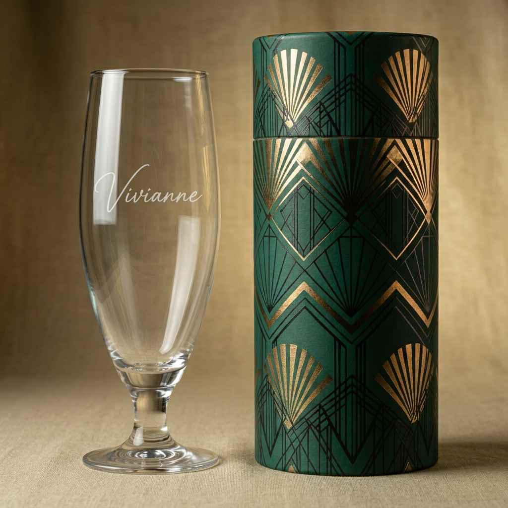 Art deco — glas och tub