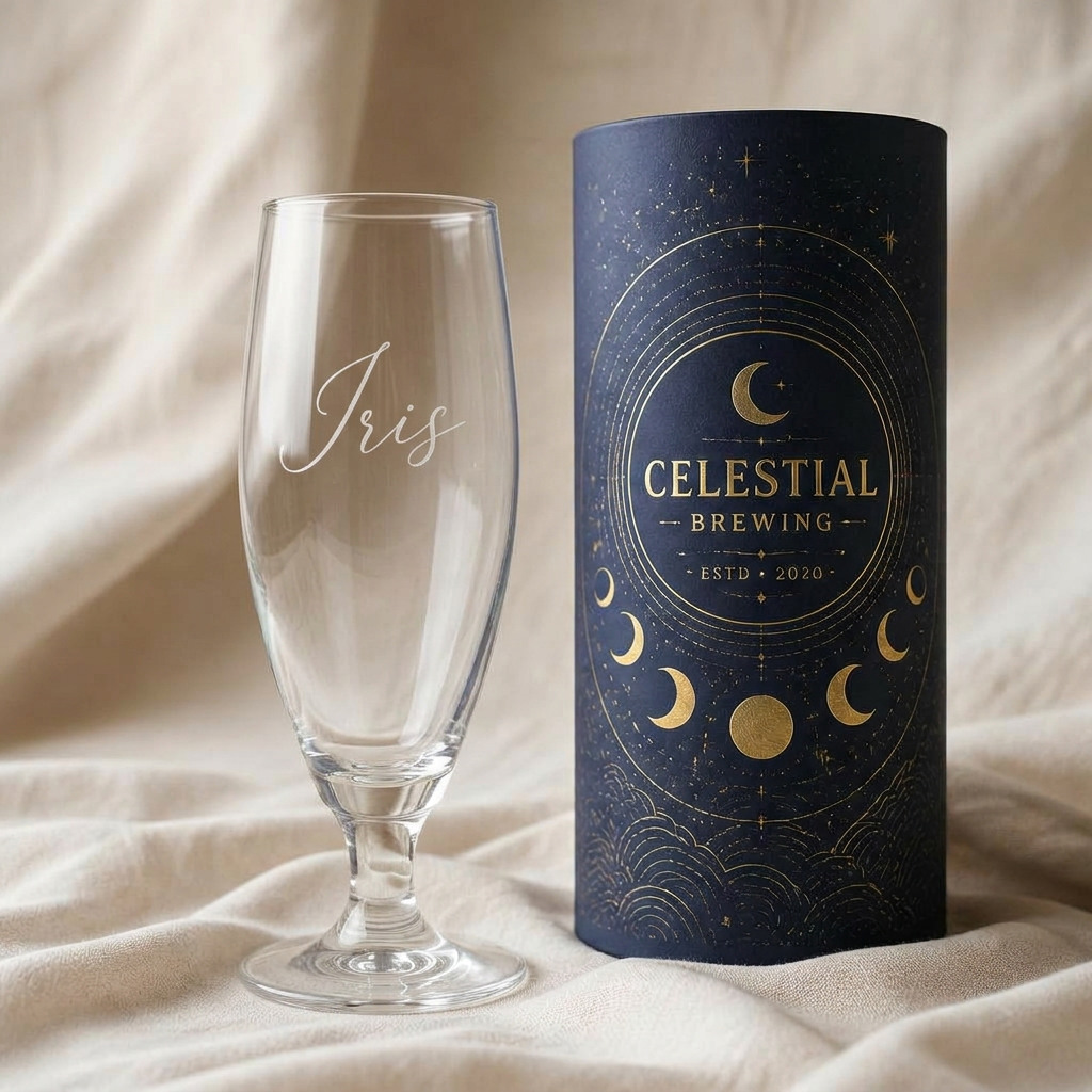 Kosmisk — glas och tub