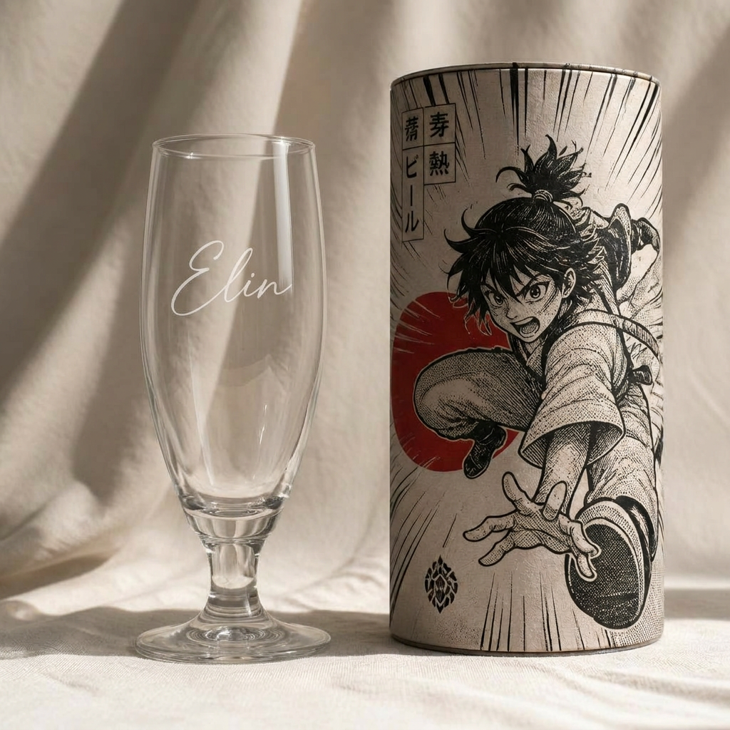 Manga — glas och tub
