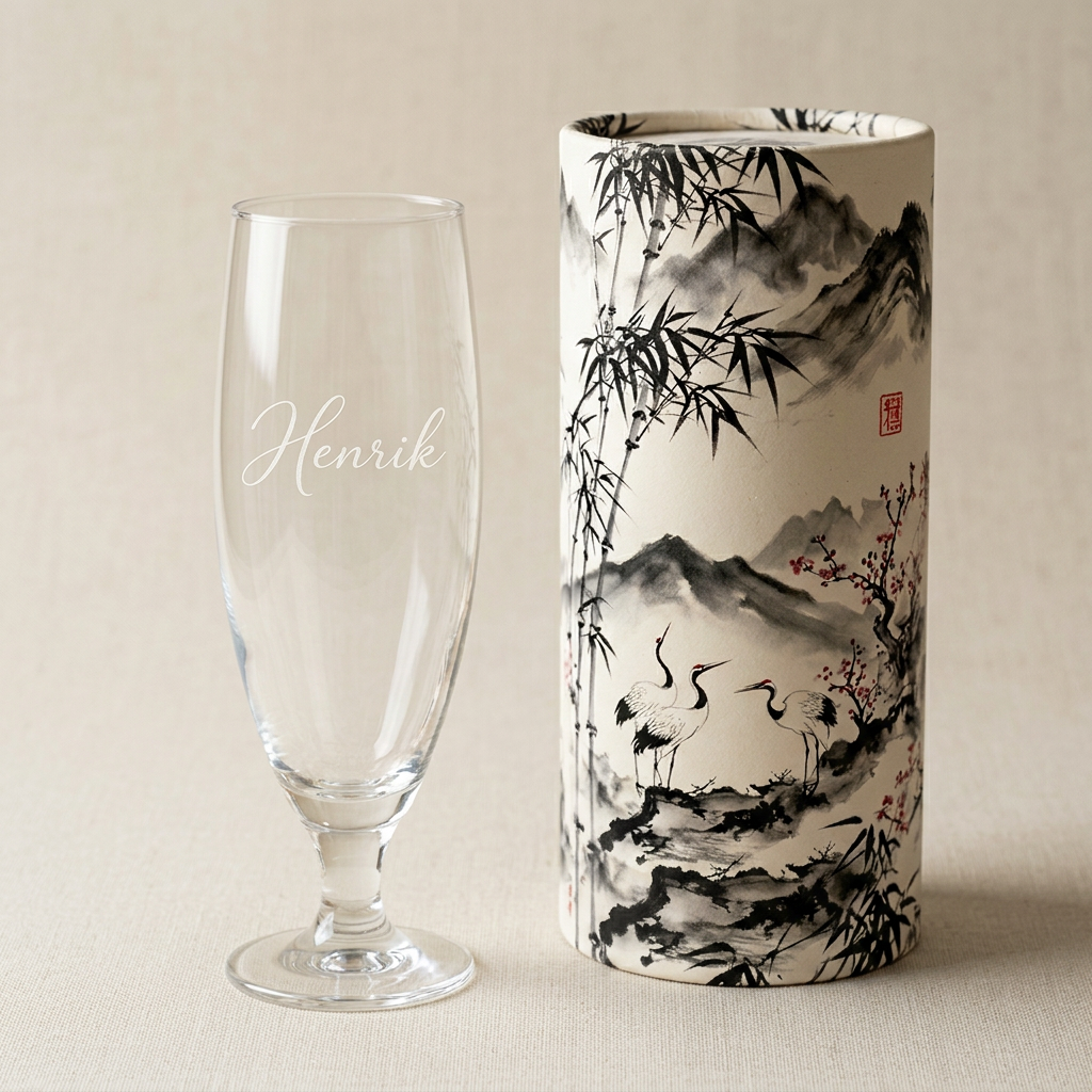Sumi-e — glas och tub