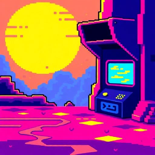 Exempel på Pixel-arcade